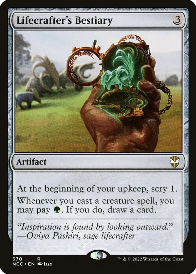 2022 New Capenna Commander Lifecrafter's Bestiary #370 rare card image