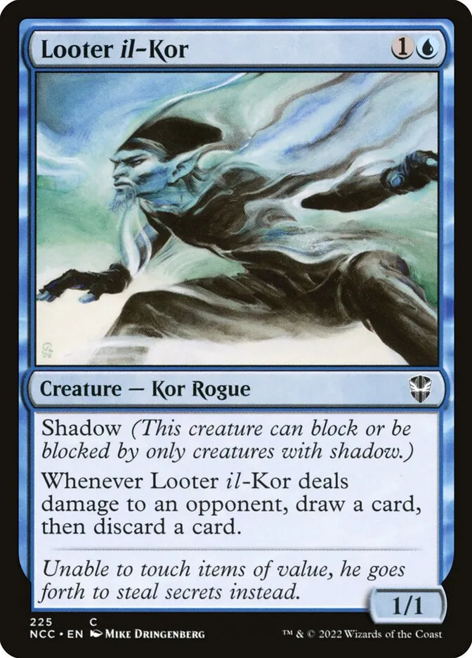2022 New Capenna Commander Looter il-Kor #225 common card image