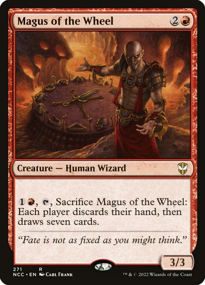 2022 New Capenna Commander Magus of the Wheel #271 rare card image