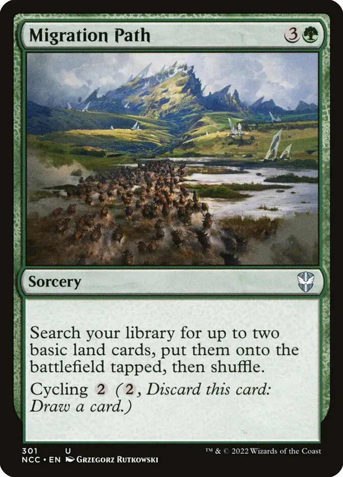 2022 New Capenna Commander Migration Path uncommon #301 uncommon card image