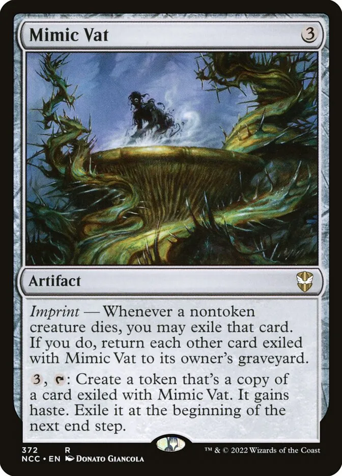 2022 New Capenna Commander Mimic Vat #372 rare card image