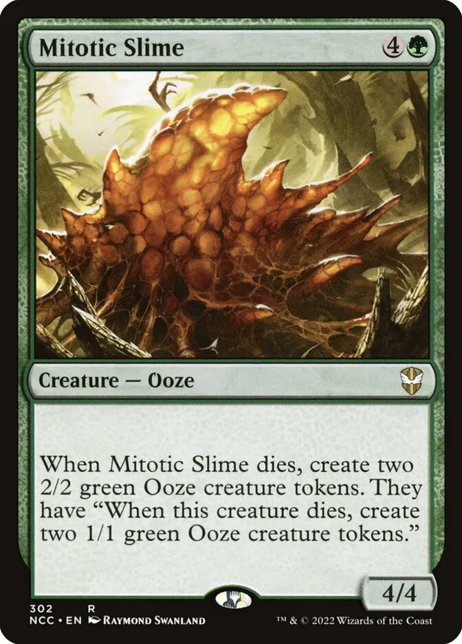 2022 New Capenna Commander Mitotic Slime #302 rare card image