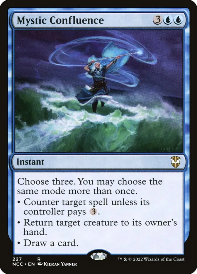2022 New Capenna Commander Mystic Confluence #227 rare card image