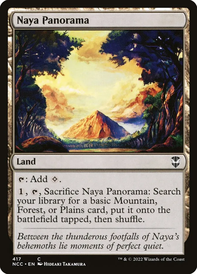 2022 New Capenna Commander Naya Panorama #417 common card image