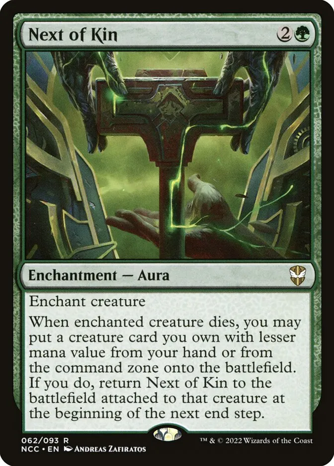 2022 New Capenna Commander Next of Kin #62 rare card image