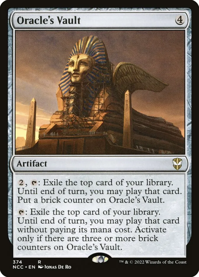 2022 New Capenna Commander Oracle's Vault #374 rare card image