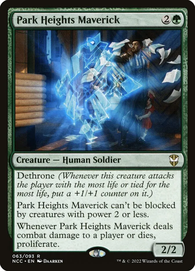 2022 New Capenna Commander Park Heights Maverick #63 rare card image