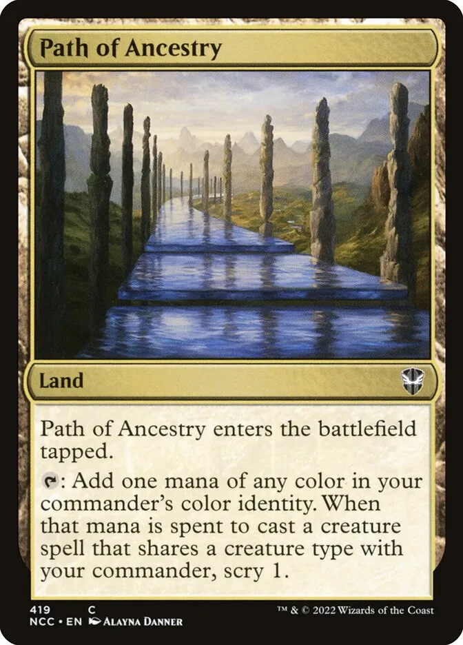 2022 New Capenna Commander Path of Ancestry #419 common card image