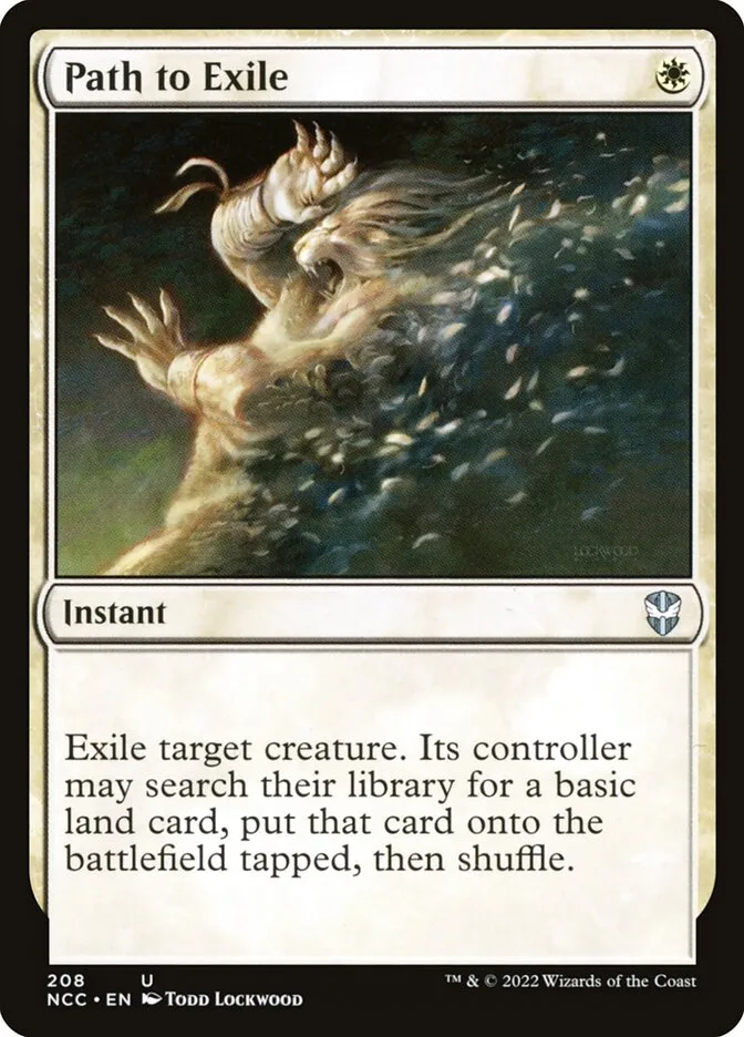 2022 New Capenna Commander Path to Exile #208 uncommon card image