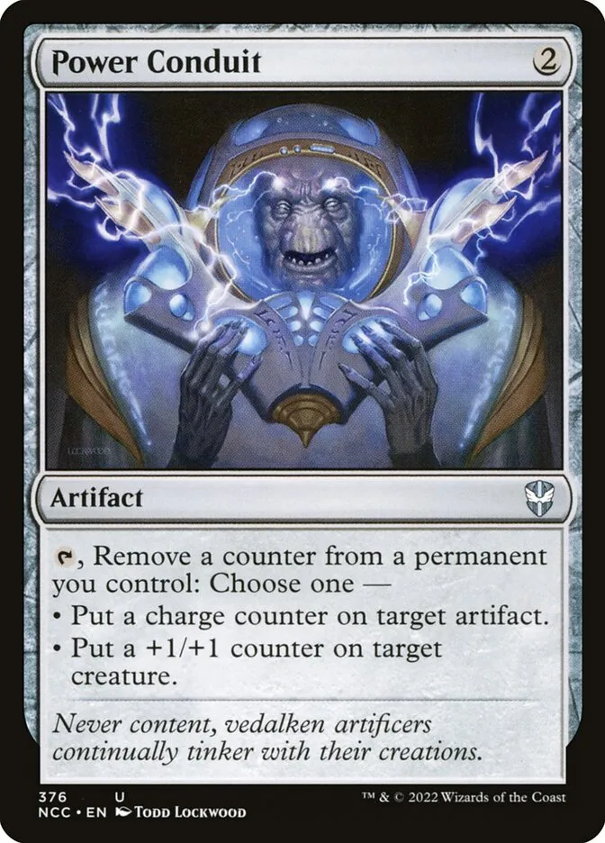 2022 New Capenna Commander Power Conduit uncommon #376 uncommon card image