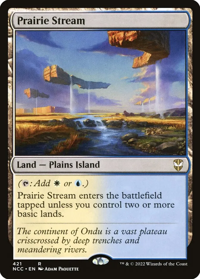 2022 New Capenna Commander Prairie Stream #421 rare card image