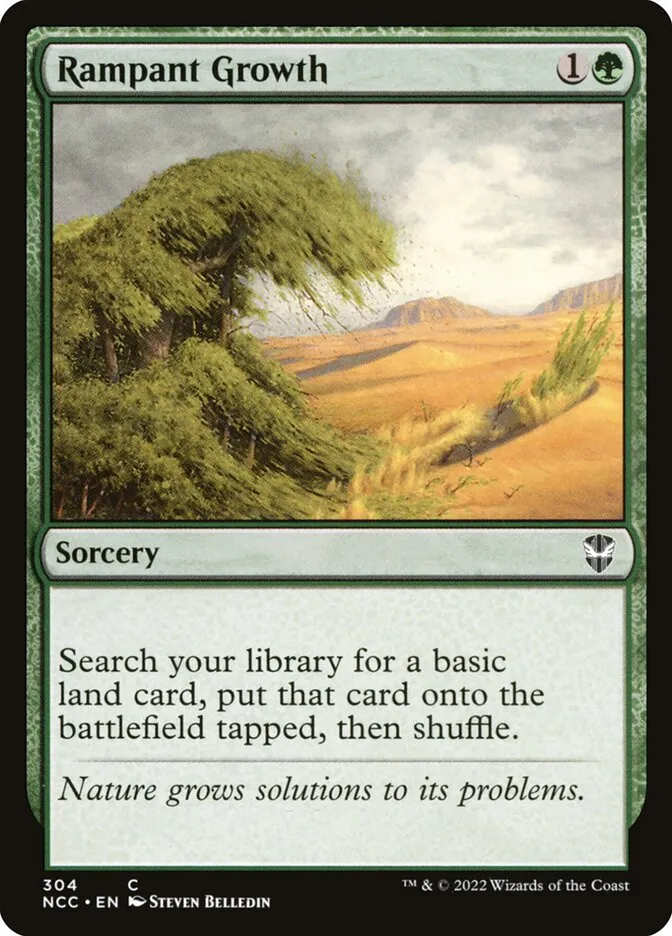 2022 New Capenna Commander Rampant Growth #304 common card image