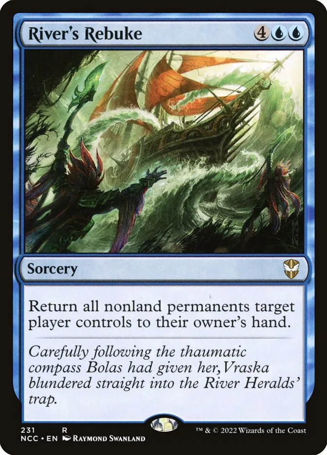 2022 New Capenna Commander River's Rebuke #231 rare card image