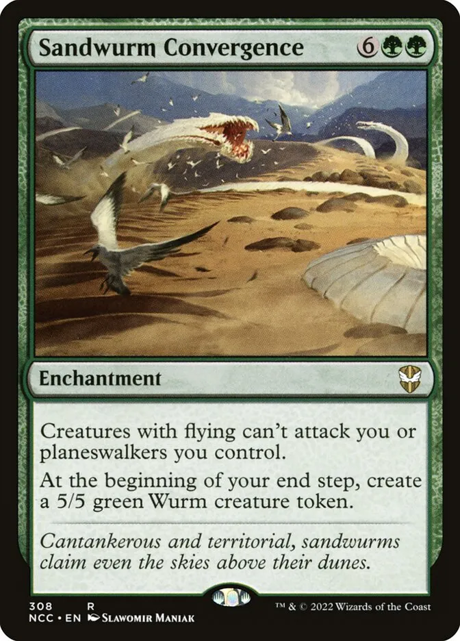 2022 New Capenna Commander Sandwurm Convergence #308 rare card image