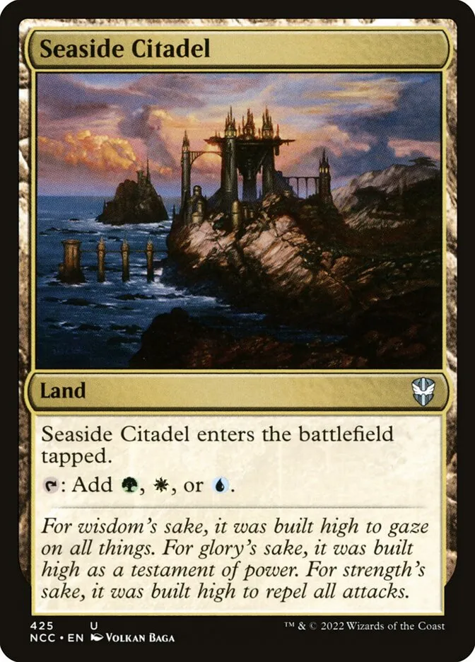 2022 New Capenna Commander Seaside Citadel #425 uncommon card image