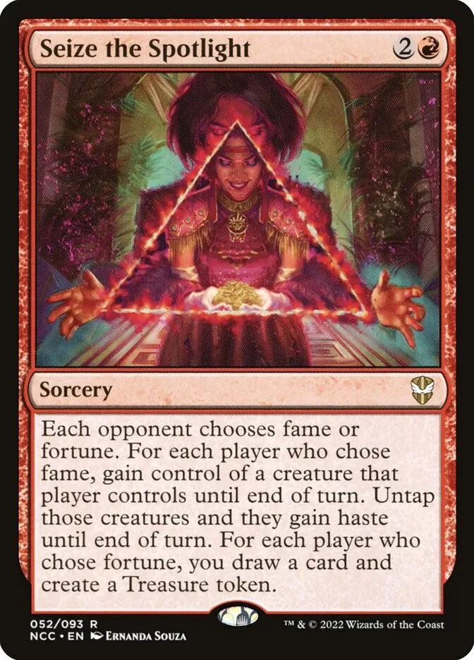 2022 New Capenna Commander Seize the Spotlight #52 rare card image