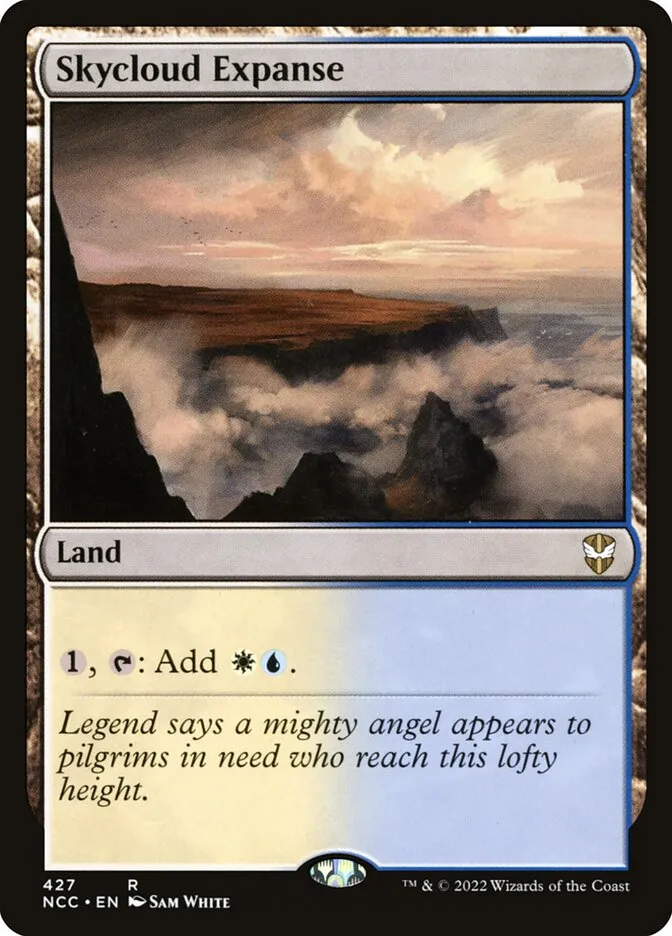 2022 New Capenna Commander Skycloud Expanse #427 rare card image