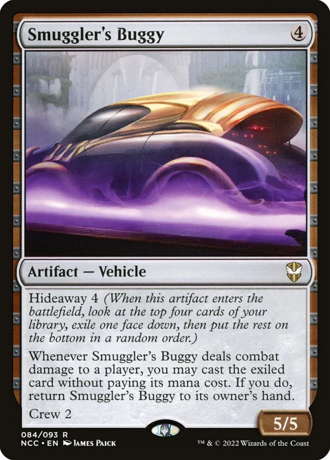 2022 New Capenna Commander Smuggler's Buggy #84 rare card image