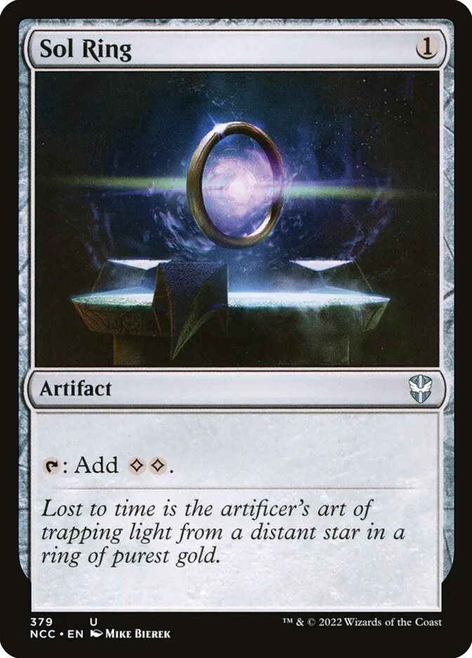 2022 New Capenna Commander Sol Ring uncommon #379 uncommon card image