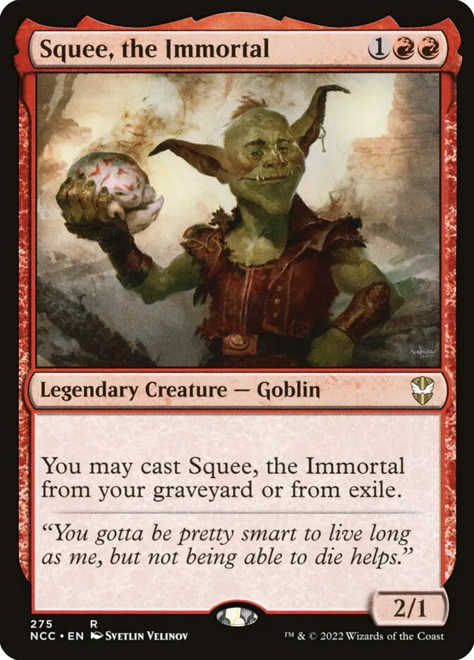 2022 New Capenna Commander Squee, the Immortal #275 rare card image