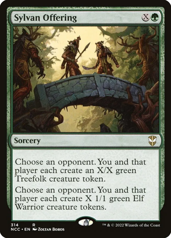 2022 New Capenna Commander Sylvan Offering #314 rare card image
