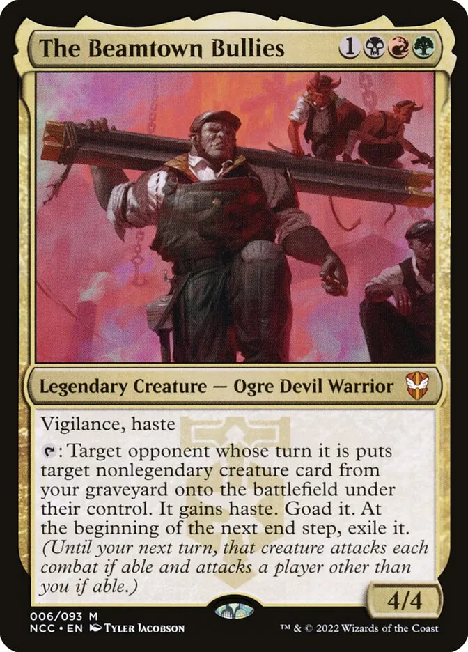2022 New Capenna Commander The Beamtown Bullies mythic #6 mythic card image