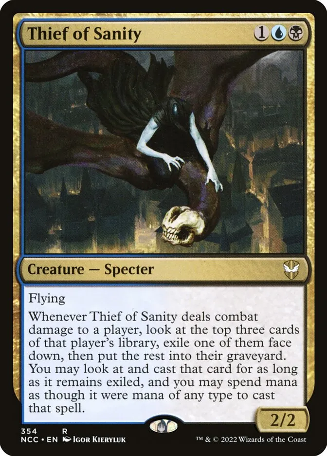2022 New Capenna Commander Thief of Sanity #354 rare card image