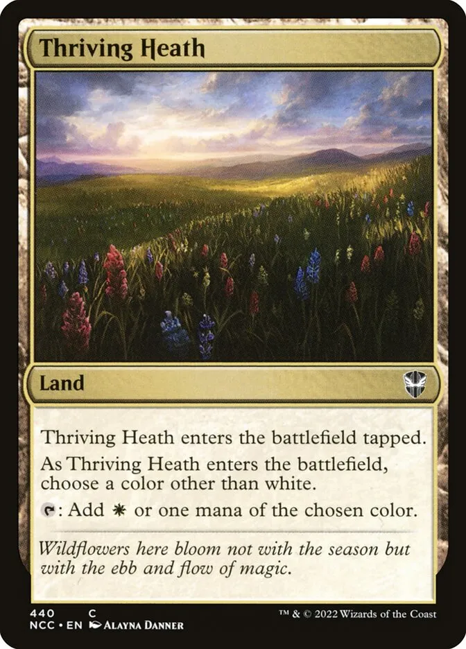 2022 New Capenna Commander Thriving Heath #440 common card image