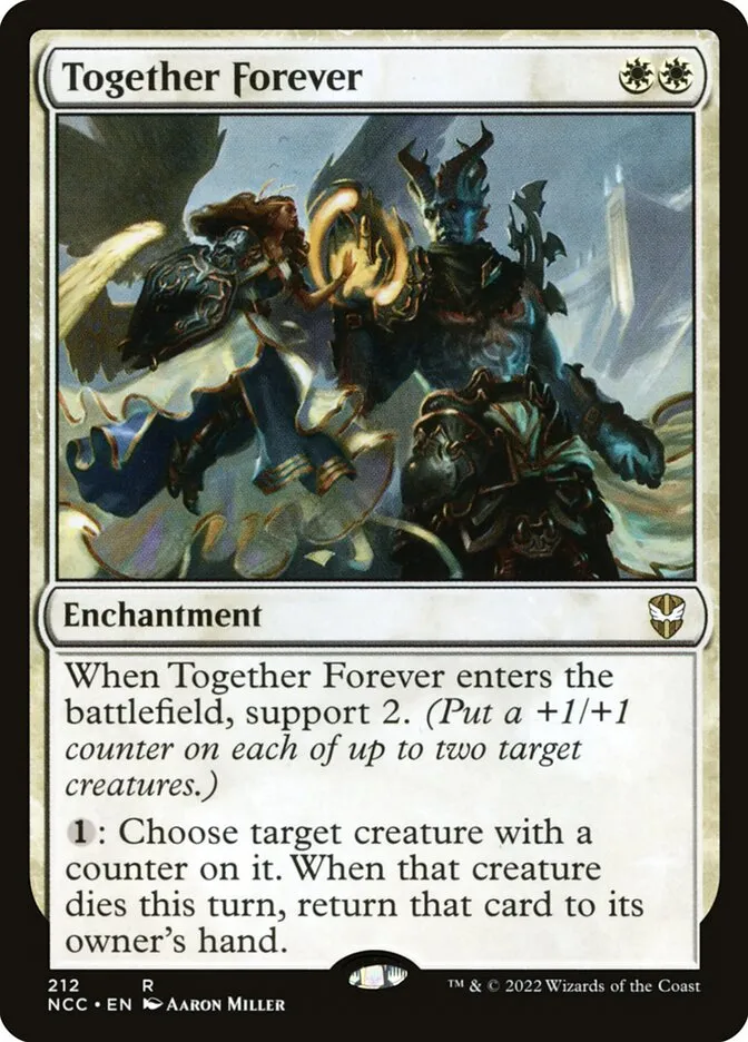 2022 New Capenna Commander Together Forever #212 rare card image