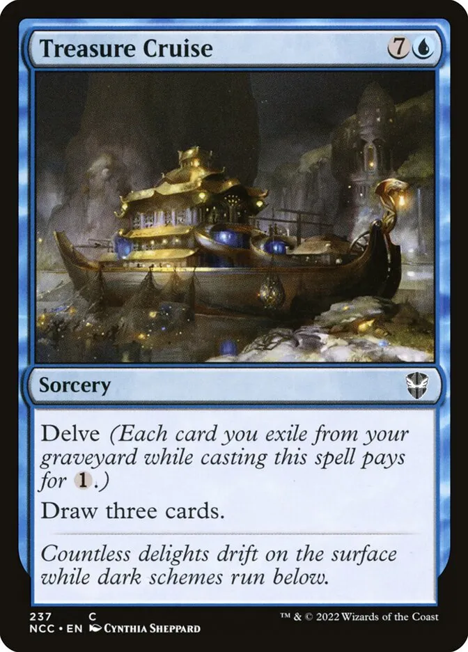 2022 New Capenna Commander Treasure Cruise #237 common card image