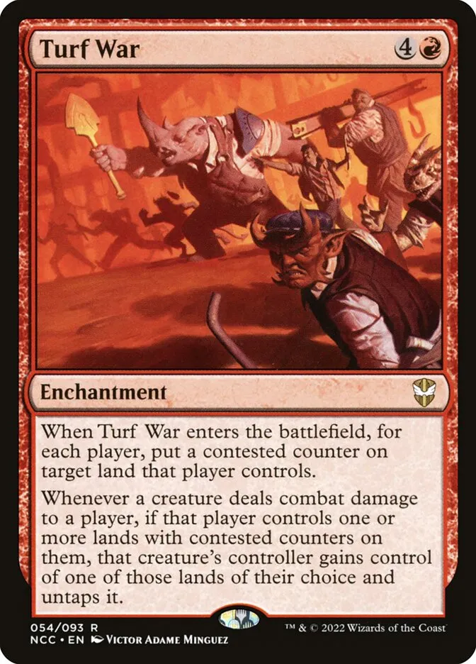 2022 New Capenna Commander Turf War #54 rare card image