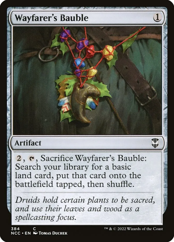 2022 New Capenna Commander Wayfarer's Bauble #384 common card image