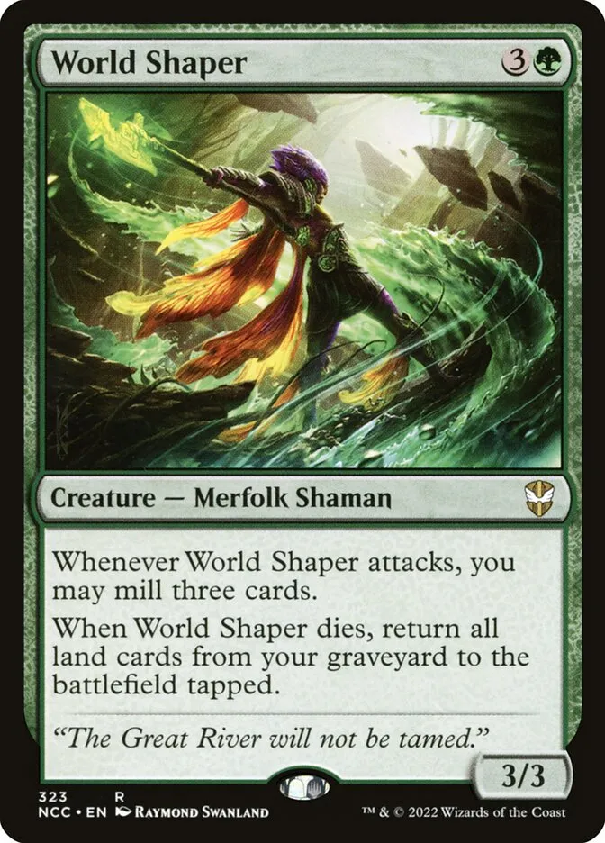 2022 New Capenna Commander World Shaper #323 rare card image