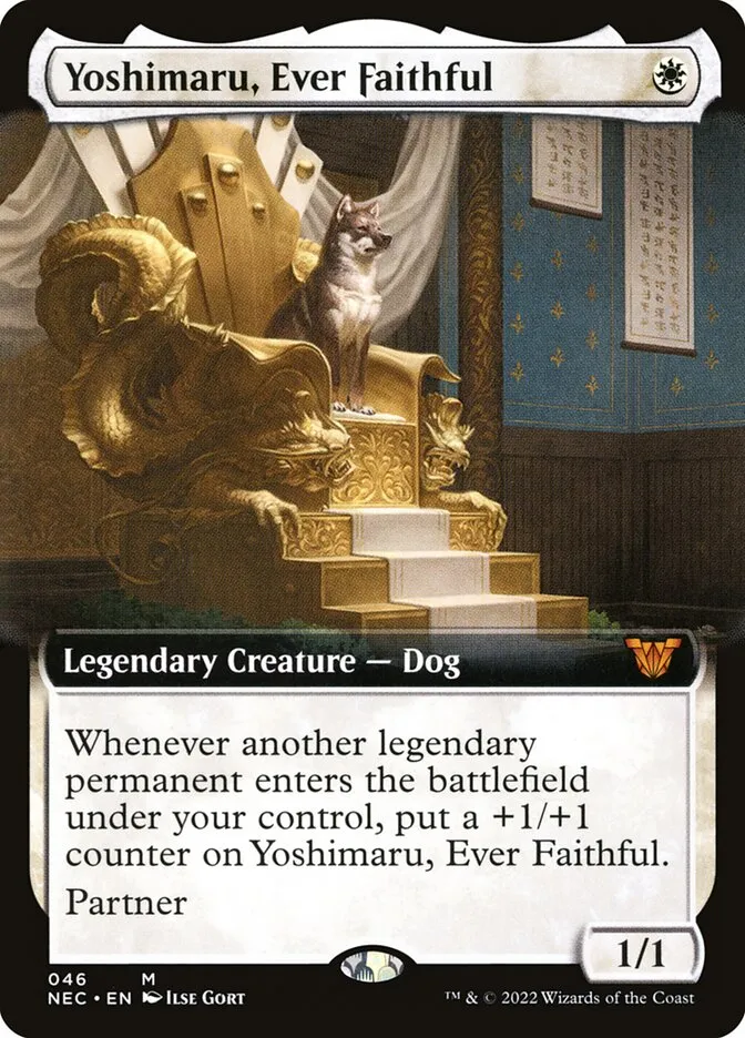 2022 Neon Dynasty Commander Yoshimaru, Ever Faithful mythic #46 mythic card image