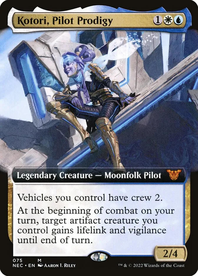 2022 Neon Dynasty Commander Kotori, Pilot Prodigy mythic #75 mythic card image