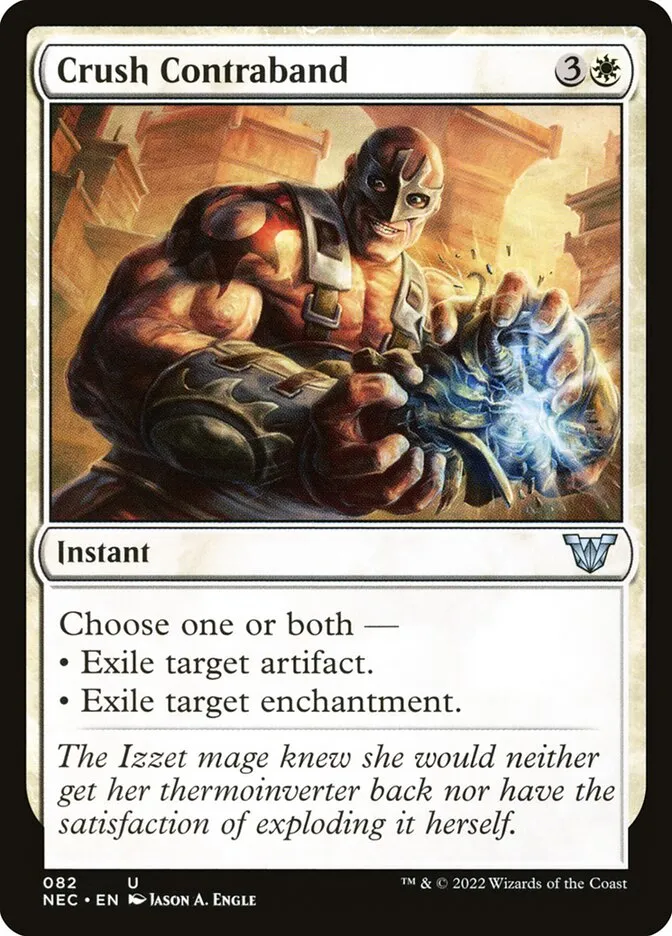 2022 Neon Dynasty Commander Crush Contraband #82 uncommon card image