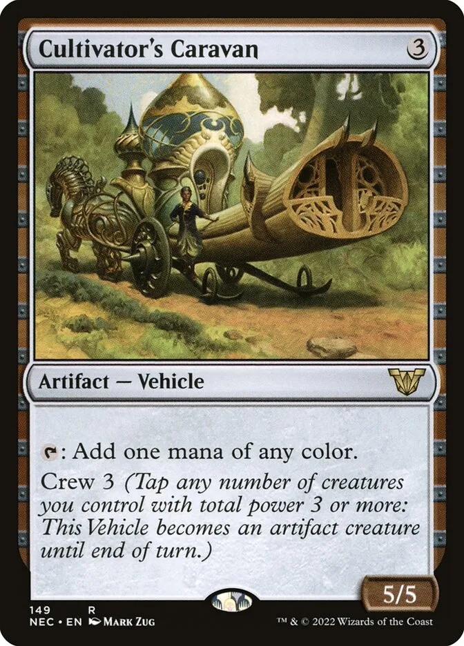 2022 Neon Dynasty Commander Cultivator's Caravan #149 rare card image