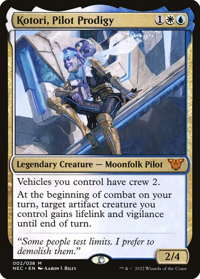 2022 Neon Dynasty Commander Kotori, Pilot Prodigy mythic #2 mythic card image