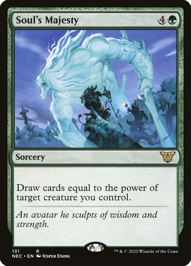 2022 Neon Dynasty Commander Soul's Majesty #131 rare card image