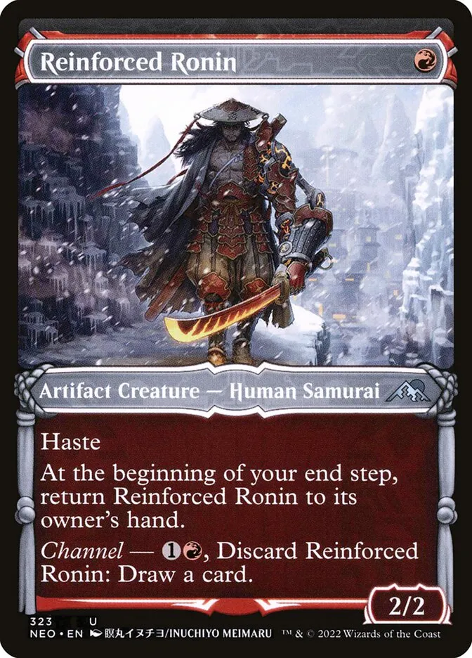 2022 Kamigawa: Neon Dynasty Reinforced Ronin #323 uncommon card image