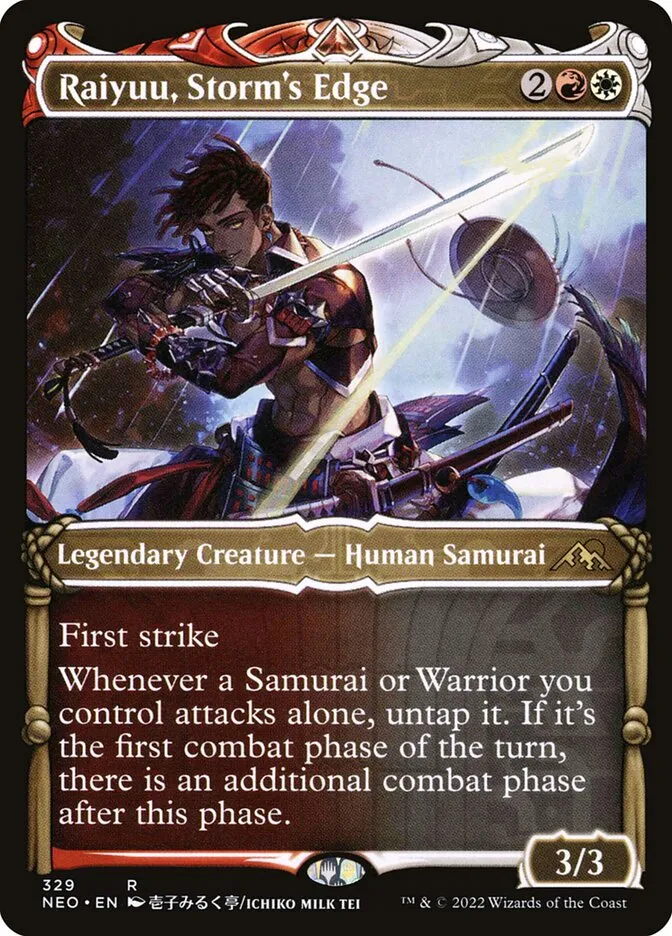 2022 Kamigawa: Neon Dynasty Raiyuu, Storm's Edge #329 rare card image