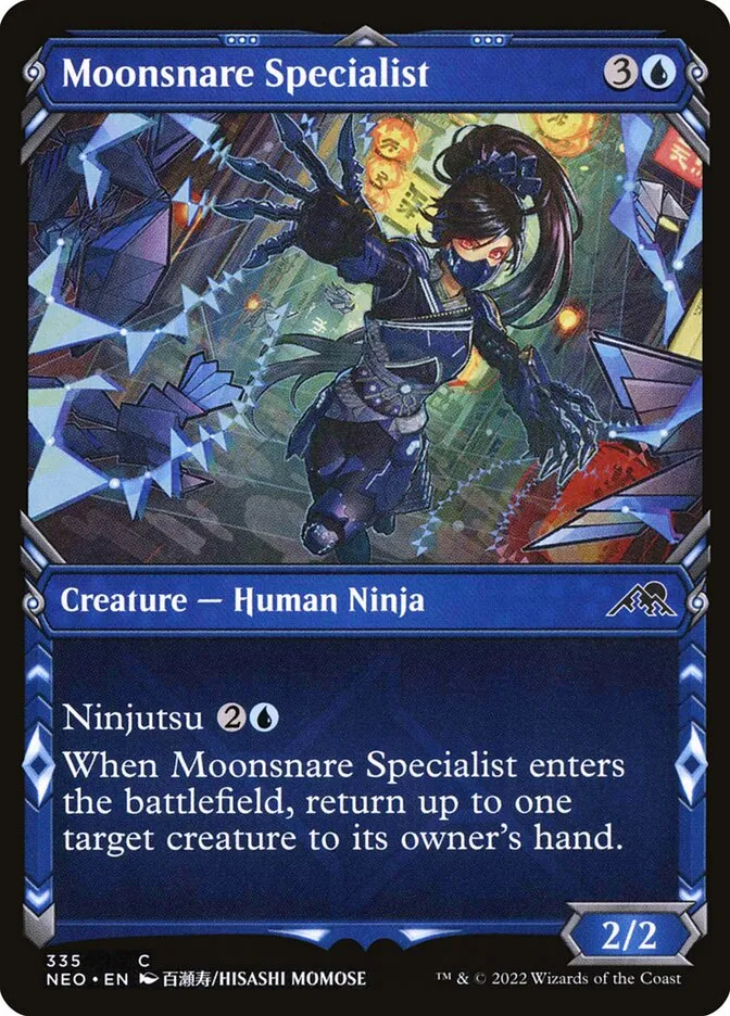 2022 Kamigawa: Neon Dynasty Moonsnare Specialist common #335 common card image