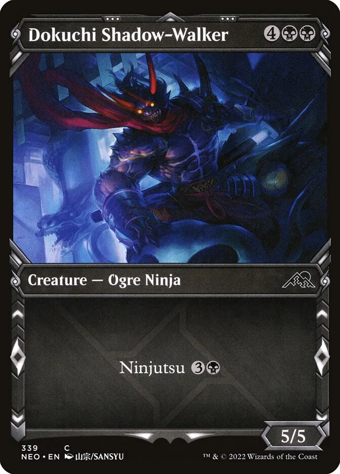 2022 Kamigawa: Neon Dynasty Dokuchi Shadow-Walker #339 common card image