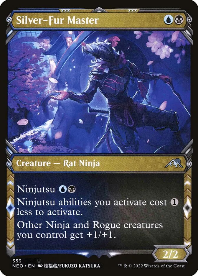 2022 Kamigawa: Neon Dynasty Silver-Fur Master #353 uncommon card image
