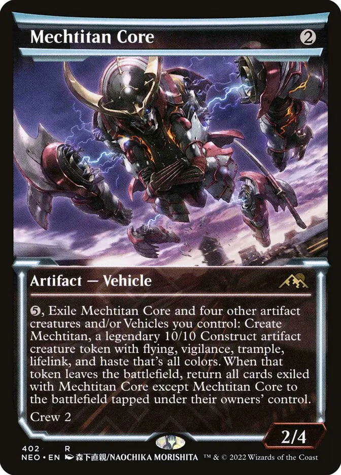 2022 Kamigawa: Neon Dynasty Mechtitan Core #402 rare card image