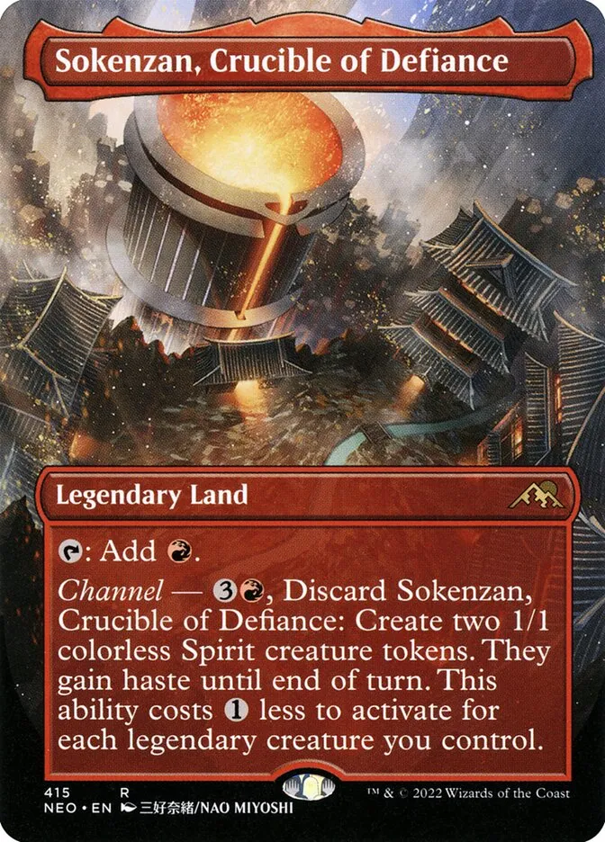 2022 Kamigawa: Neon Dynasty Sokenzan, Crucible of Defiance #415 rare card image