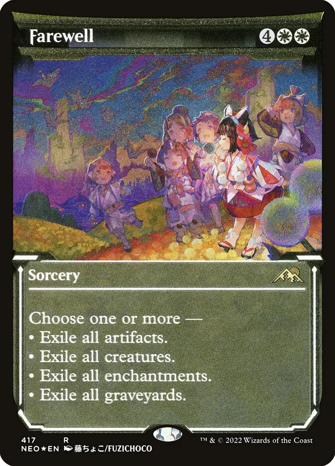 2022 Kamigawa: Neon Dynasty Farewell #417 rare card image