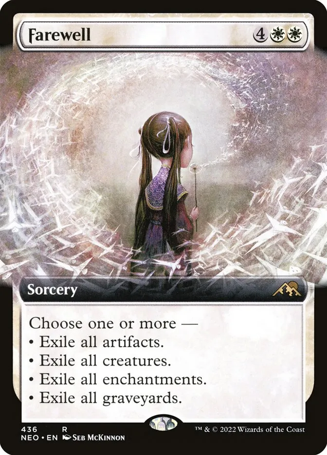 2022 Kamigawa: Neon Dynasty Farewell #436 rare card image