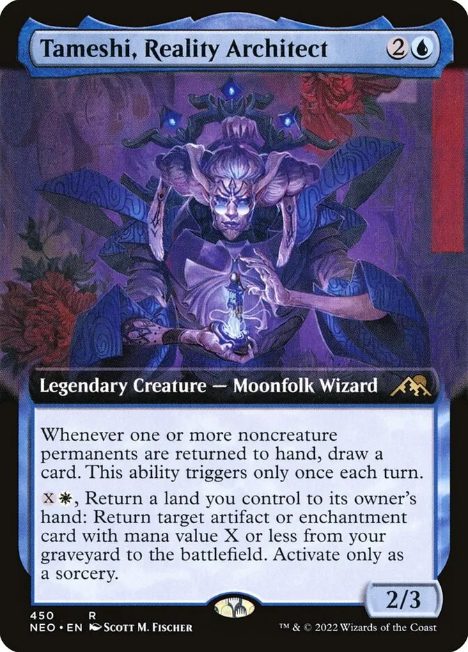 2022 Kamigawa: Neon Dynasty Tameshi, Reality Architect #450 rare card image