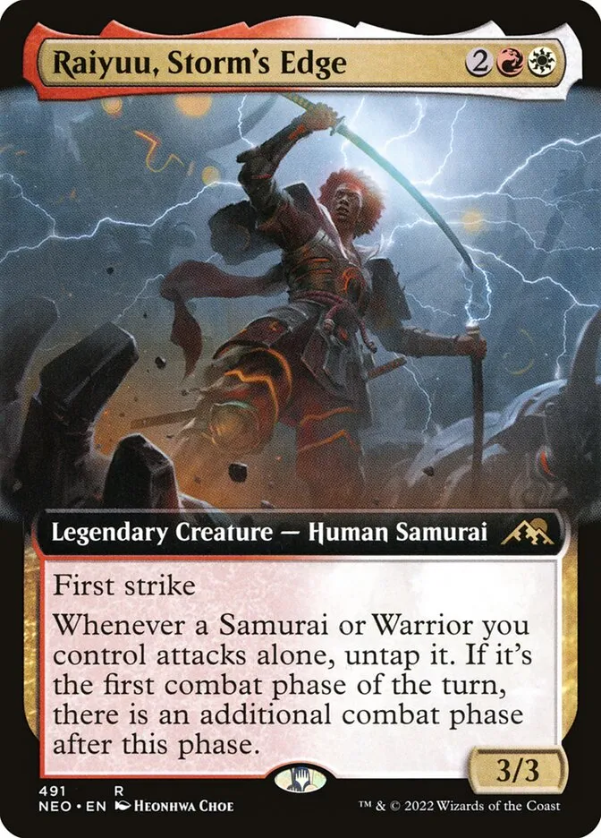 2022 Kamigawa: Neon Dynasty Raiyuu, Storm's Edge #491 rare card image